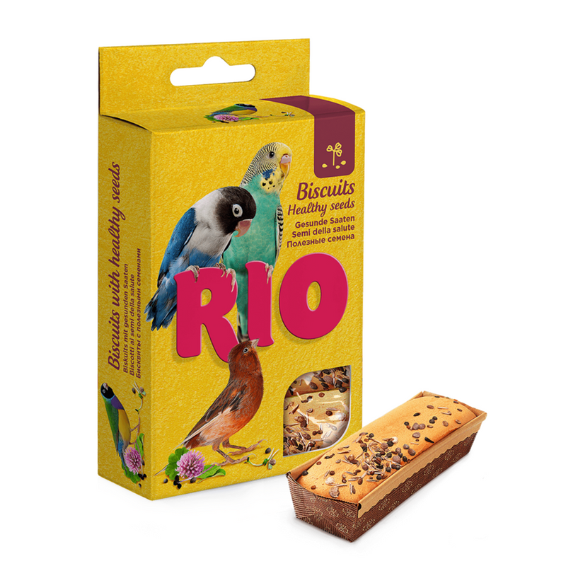RIO Biscuits for all birds with healthy seeds 5x7g