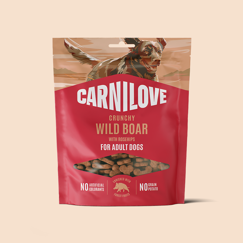 Carnilove Wild Boar with Rosehips Crunchy Snack for Dogs 200g