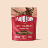 Carnilove Turkey & Rabbit Jerky Snack for Dogs 100g