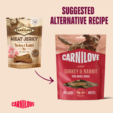 Carnilove Turkey & Rabbit Jerky Snack for Dogs 100g