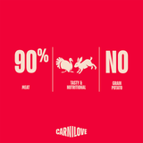 Carnilove Turkey & Rabbit Jerky Snack for Dogs 100g