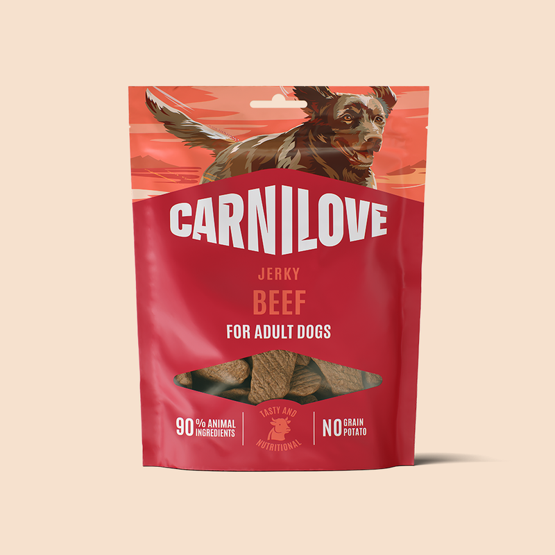 Carnilove Beef Jerky Snack for Dogs 100g
