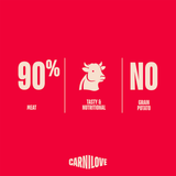 Carnilove Beef Jerky Snack for Dogs 100g