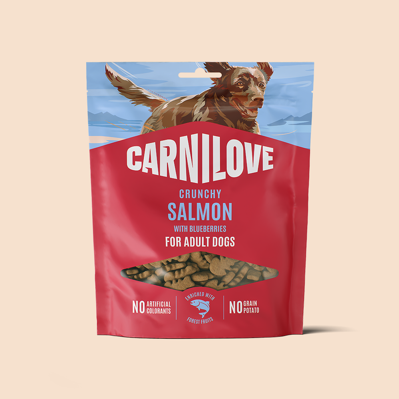 Carnilove Salmon with Blueberries Crunchy Snack for Dogs 200g