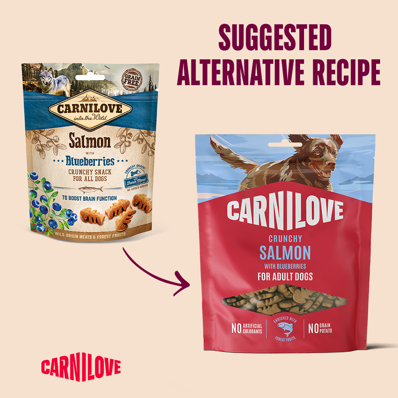 Carnilove Salmon with Blueberries Crunchy Snack for Dogs 200g