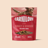 Carnilove Turkey & Venison Jerky Snack for Dogs 100g