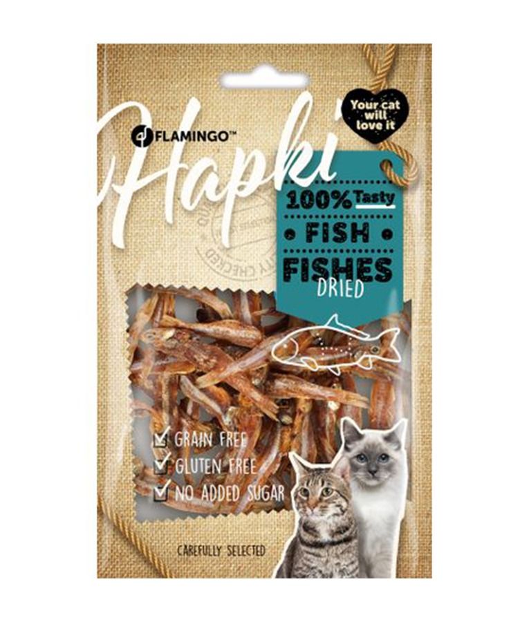Flamingo Hapki Dried Fish Cat Treats 50g