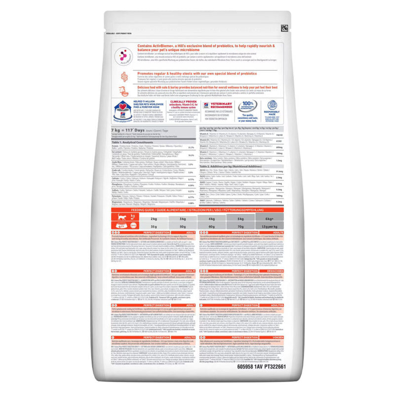 Hill’s Science Plan Perfect Digestion Adult 1+ Cat Food With Chicken & Brown Rice