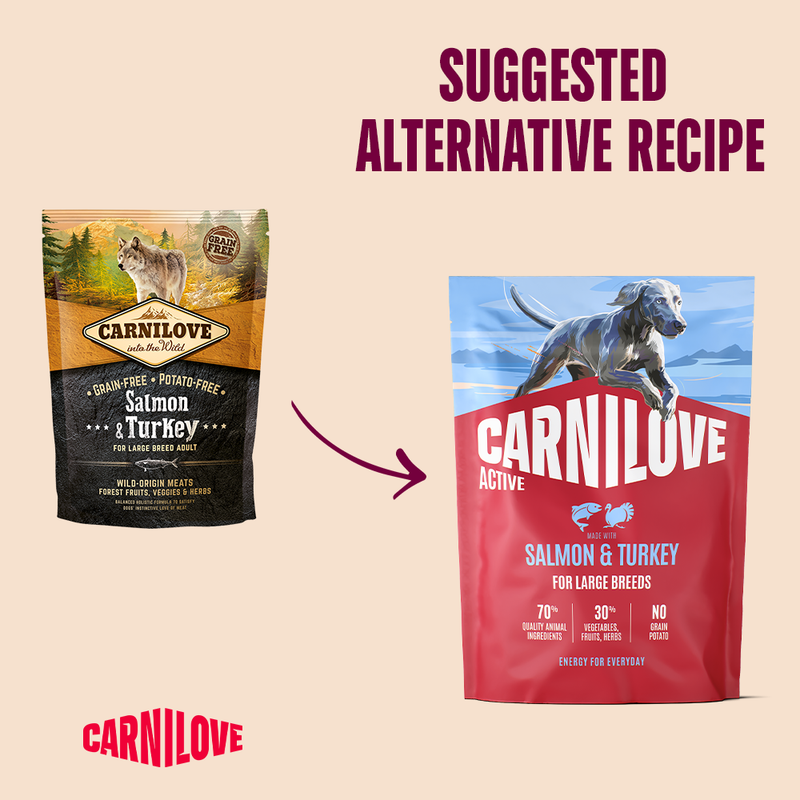 Carnilove Salmon & Turkey For Large Breed Adult Dogs