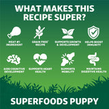 Harringtons Superfoods Chicken with Vegetables Puppy Dry Dog Food