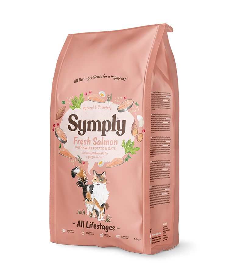 Symply Fresh Salmon All Lifestages Dry Cat Food