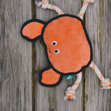 Beco Pets Rough & Tough Crab Recycled Dog Toy