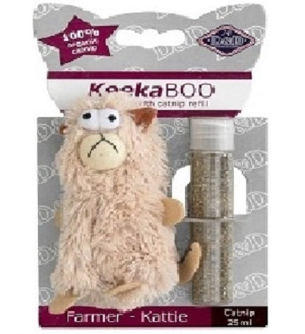 D&D KeekaBOO Farmer Kattie Plush Toy for Cats