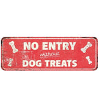 D&D Home Warning Sign No Entry without Dog Treat