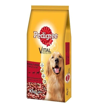 Pedigree Beef & Vegetables Adult Dry Dog Food