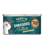 Lily's Kitchen Shredded Fillets Chicken & Mussels in Broth Wet Cat Food 70G