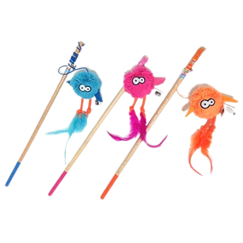 ebi Coockoo Cat Fishing Rod Jumpy Toy for Cats