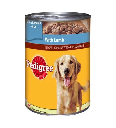Pedigree Lamb in Loaf Wet Dog Food - 400G