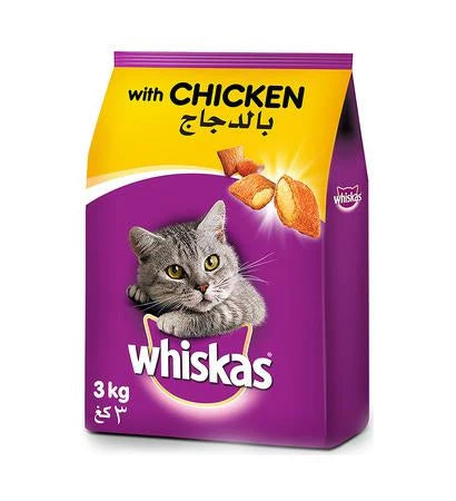 Whiskas Adult Chicken Dry Cat Food