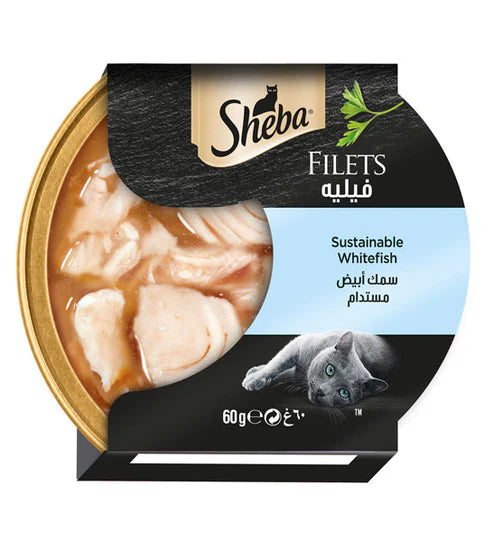 Sheba Filets Whitefish Wet Cat Food