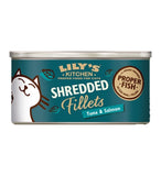 Lily's Kitchen Shredded Fillets Tuna & Salmon in Broth Wet Cat Food 70G