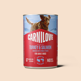 Carnilove Salmon & Turkey For Adult Dogs Wet Food Cans 400g