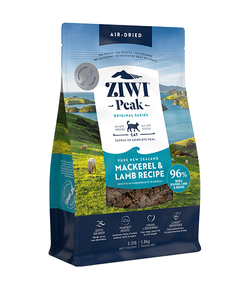 ZIWI Peak Air-Dried Mackerel & Lamb Recipe Dry Cat Food
