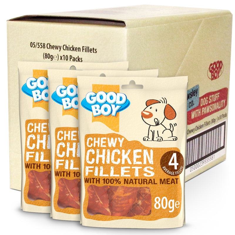 Chewy Chicken Fillets 80g