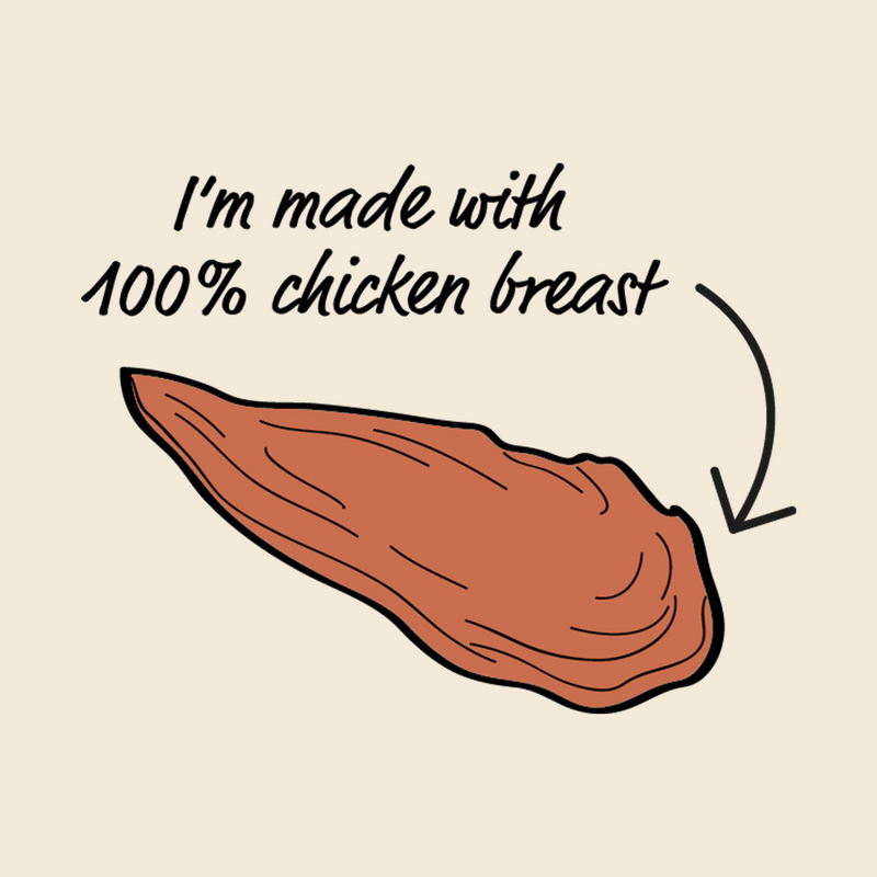 Chewy Chicken Fillets 80g