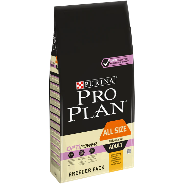 Pro Plan All Size Adult Dog Performance Chicken 18kg