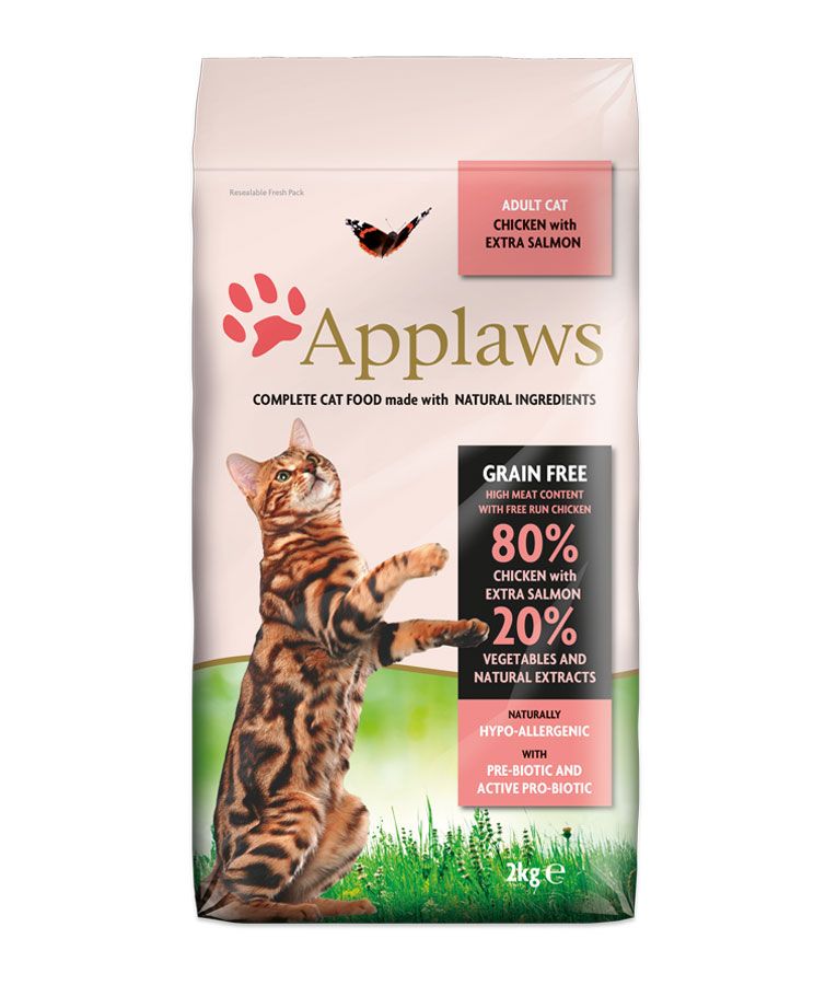 Applaws Chicken & Salmon Dry Adult Cat Food 2kg