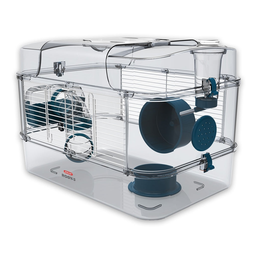 Rody 3 Solo Rodent Cage - Blue