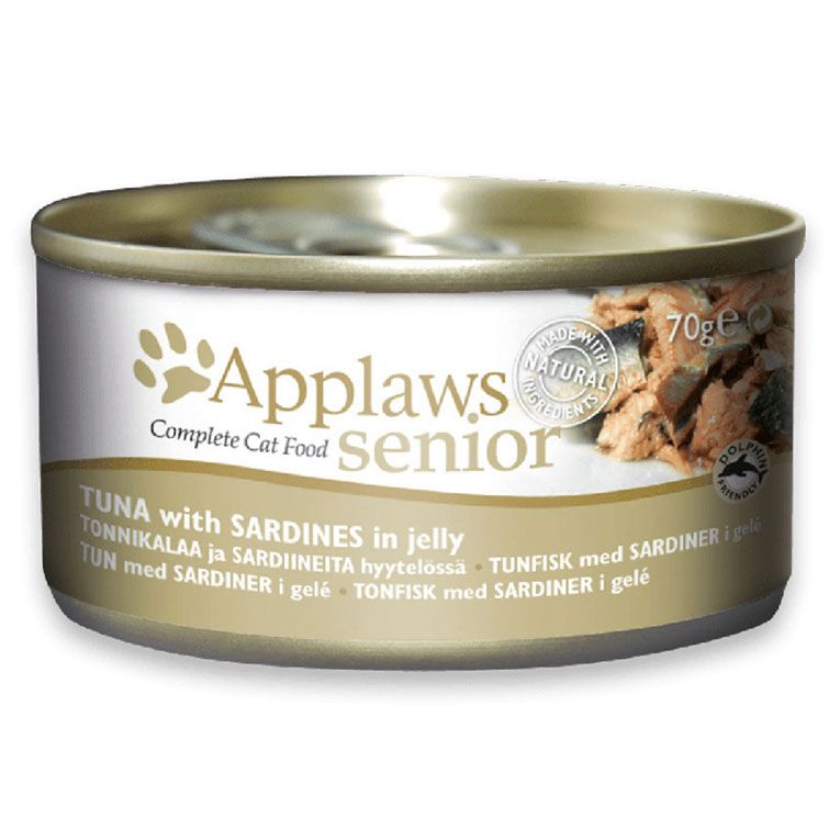 Applaws Cat Senior Tuna with Sardines 70g Tin Dubai Animal Mart