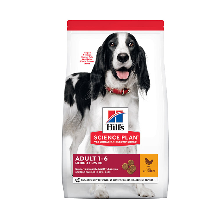 Hill’s Science Plan Medium Adult Dog Food With Chicken