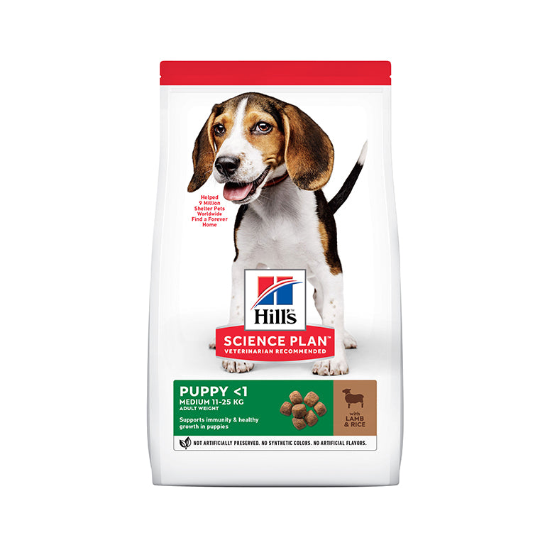 Hill’s Science Plan Medium Puppy Food With Lamb & Rice
