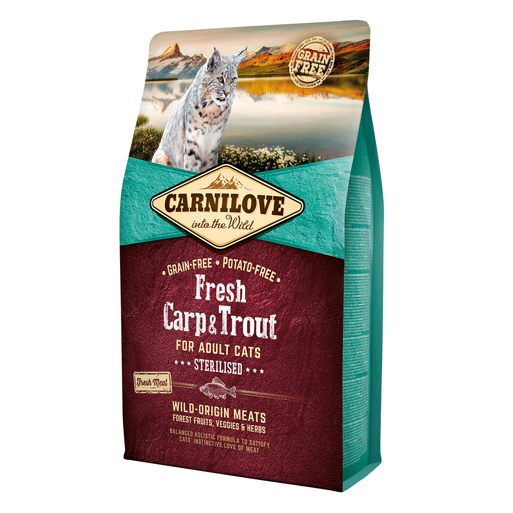 Carnilove Fresh Carp & Trout For Adult Cats 2kg