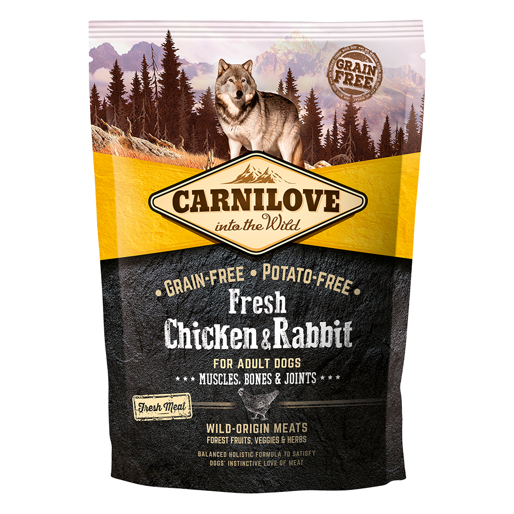 Carnilove Fresh Chicken Rabbit For Adult Dogs Dubai Animal Mart