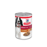 Hill's Science Plan Adult Dog Food With Turkey (12x370g)