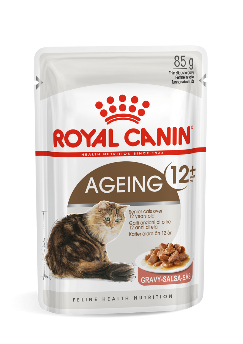Royal Canin Ageing 12+ Years in Gravy Wet Food Pouches