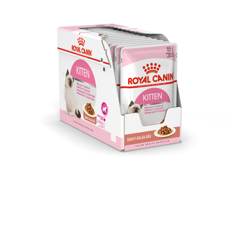 Royal Canin Kitten in Gravy Wet Food Pouches