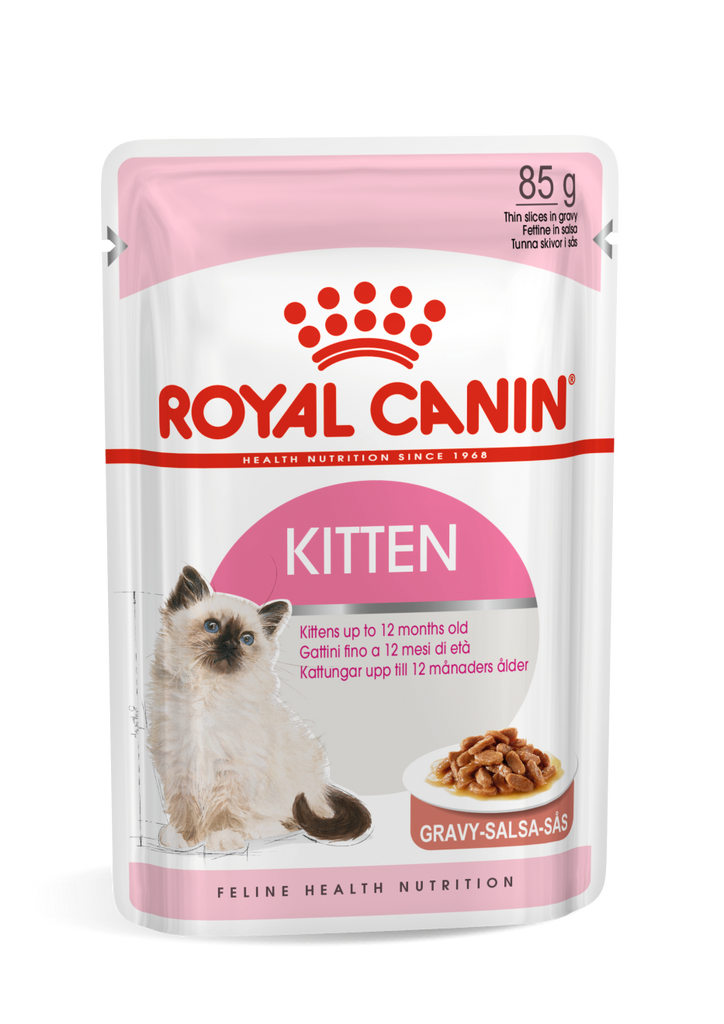 Royal Canin Kitten in Gravy Wet Food Pouches