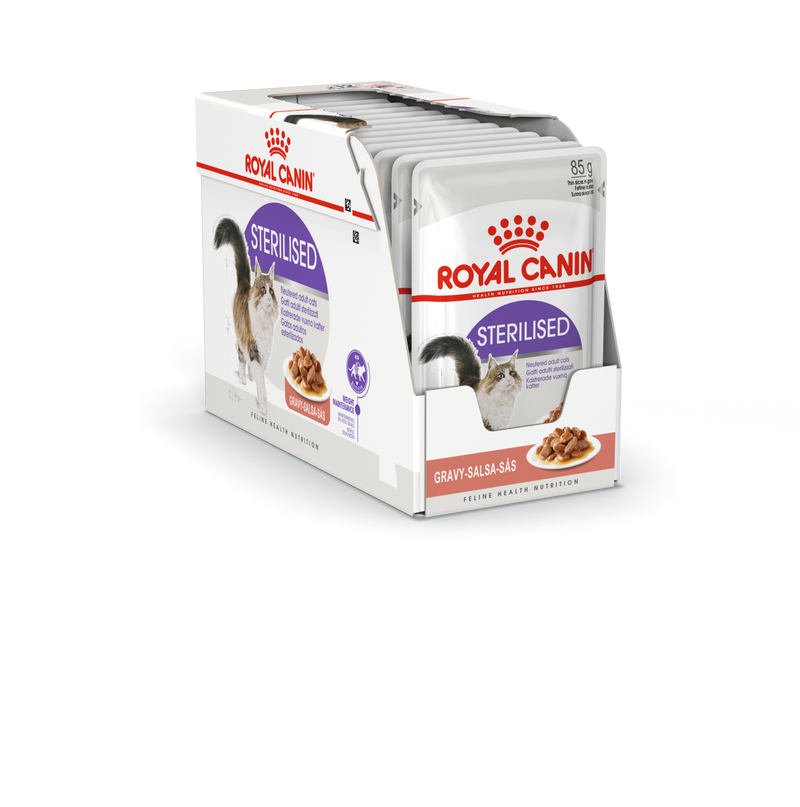 Royal Canin Sterilised in Gravy Wet Food Pouches