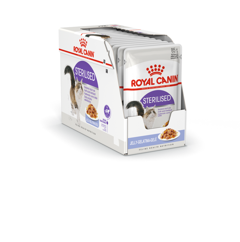 Feline Health Nutrition Sterilised Jelly Wet Food Pouches
