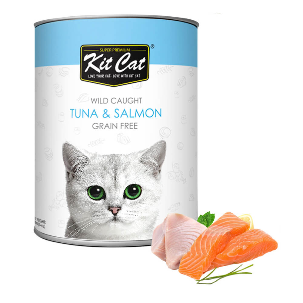 Kit Cat Wild Caught Tuna & Salmon 400g