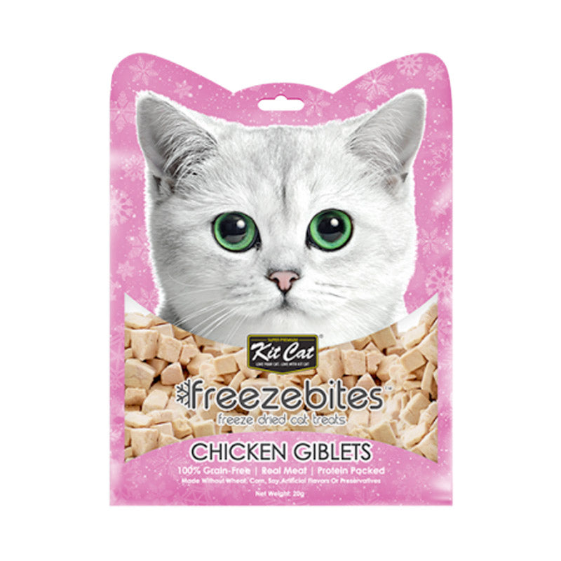 Kit Cat Freezebites Chicken Giblets 20g Dubai Animal Mart