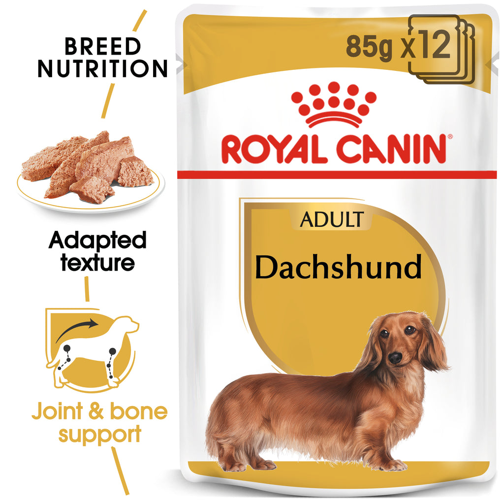 Breed Health Nutrition Dachshund Adult Wet Food Pouches