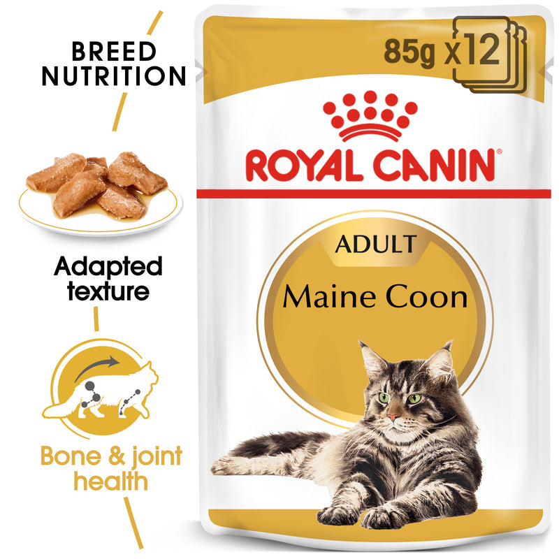 Feline Breed Nutrition Maine Coon Wet Food Pouches