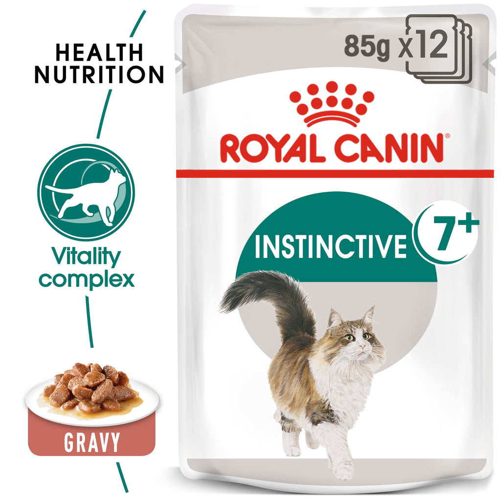 Feline Health Nutrition Instinctive +7 Gravy Wet Food Pouches