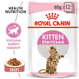 Royal Canin Kitten Sterilised in Gravy Wet Food Pouches