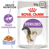 Feline Health Nutrition Sterilised Jelly Wet Food Pouches